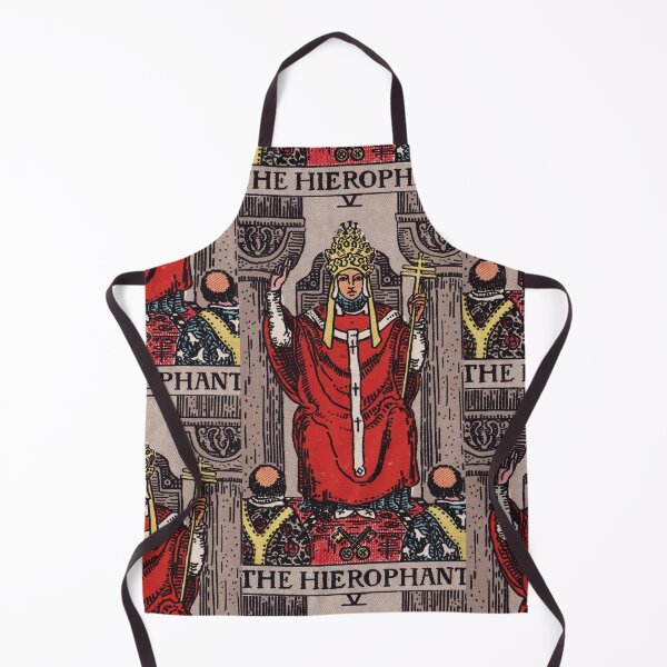 Item preview, Vintage Seamless - The Hierophant Tarot Card Pattern designed and sold by energyoflove333.
