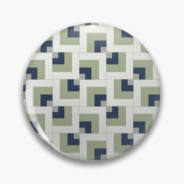 Item preview, Retro Chevron Block Abstract Seamless Print - Minimalist Sage & Cream designed and sold by joniJhon_design.
