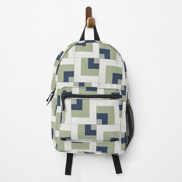 Item preview, Retro Chevron Block Abstract Seamless Print - Minimalist Sage & Cream designed and sold by joniJhon_design.