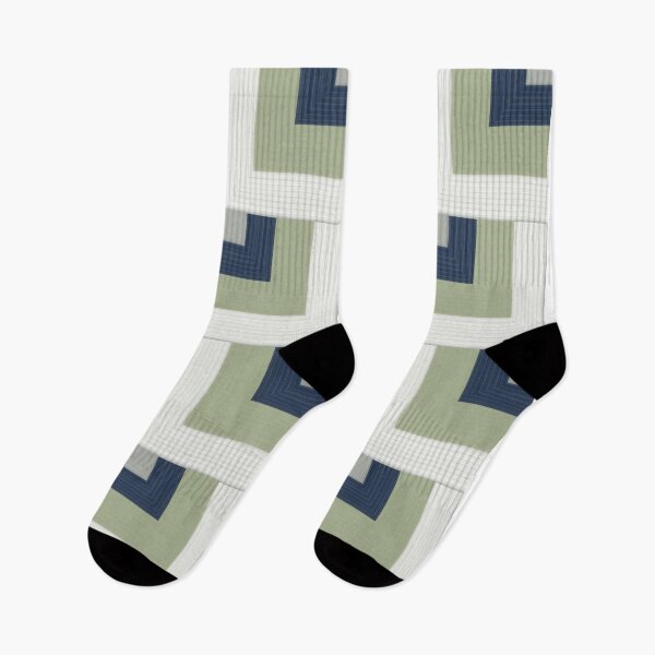 Item preview, Retro Chevron Block Abstract Seamless Print - Minimalist Sage & Cream designed and sold by joniJhon_design.