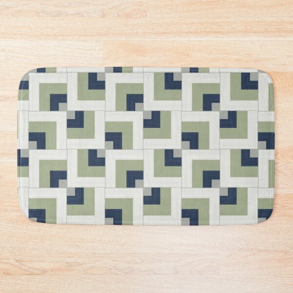 Item preview, Retro Chevron Block Abstract Seamless Print - Minimalist Sage & Cream designed and sold by joniJhon_design.