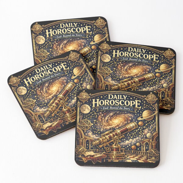 Item preview, Daily Horoscope Vintage Telescope | Astrology Galaxy Observatory Design designed and sold by irfanshikh.