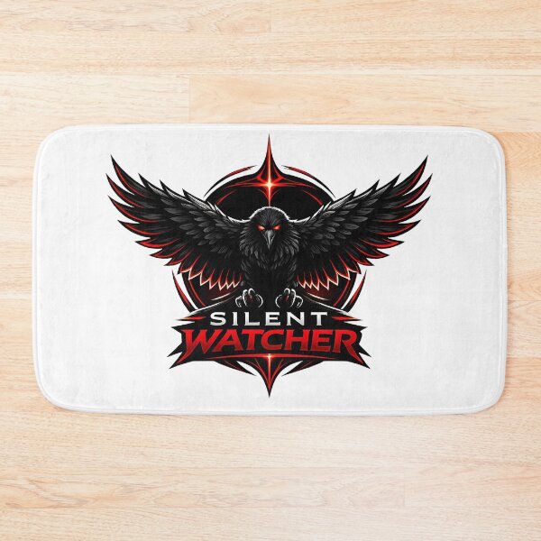 Item preview, Silent Watcher Raven Dark Gothic Emblem designed and sold by CreativeMindsetLab.