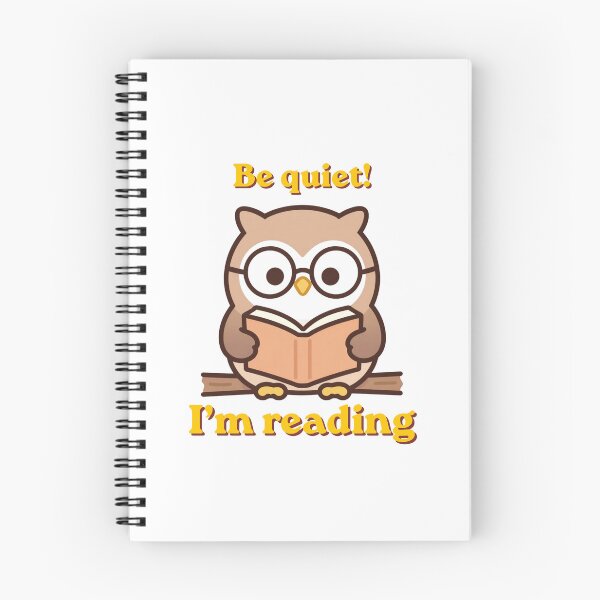 Item preview, Be Quiet I'm Reading - Cute Owl Book Lover Gift designed and sold by Flying Alligator.