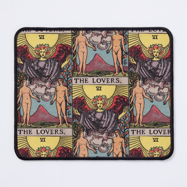 Item preview, Vintage Seamless - The Lovers Tarot Card Pattern designed and sold by energyoflove333.