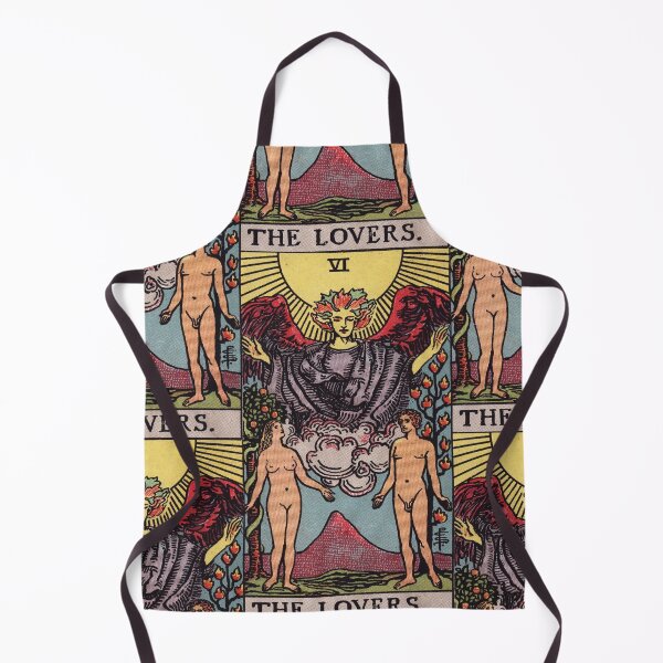 Item preview, Vintage Seamless - The Lovers Tarot Card Pattern designed and sold by energyoflove333.