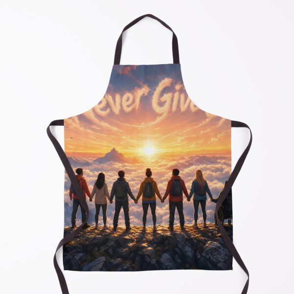 Item preview, Never Give Up Unity and Success Motivational Art designed and sold by DignityLab.
