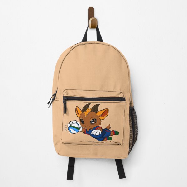 Item preview, Cute Goat Playing Football Cartoon designed and sold by Phyllya Design.
