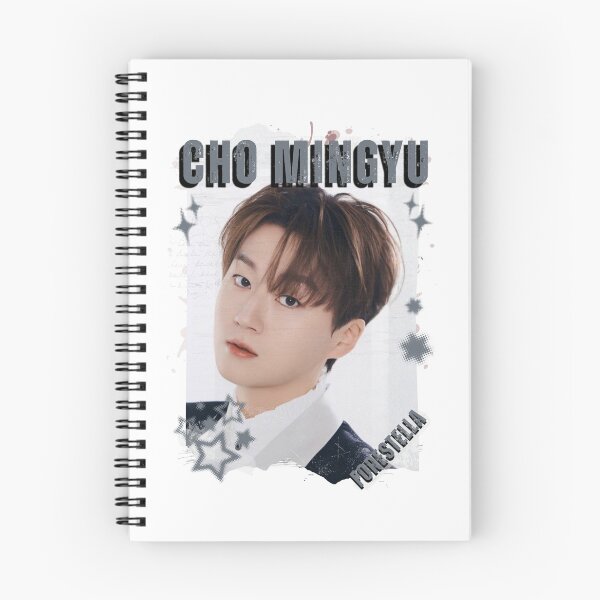 Item preview, Forestella Cho Mingyu Global Vocal KPOP Boy Group Black and White Collage Digital Art Portrait designed and sold by AJUNICE STUDIO.