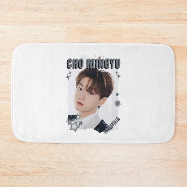Item preview, Forestella Cho Mingyu Global Vocal KPOP Boy Group Black and White Collage Digital Art Portrait designed and sold by AJUNICE STUDIO.