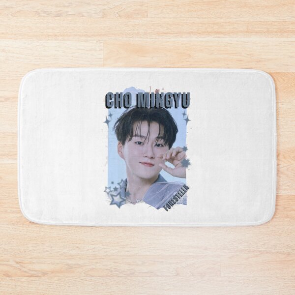 Item preview, Forestella Cho Mingyu Global Vocal KPOP Boy Group Black and White Collage Digital Art Portrait designed and sold by AJUNICE STUDIO.
