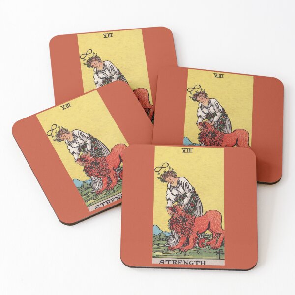 Item preview,  Vintage Seamless - Strength Tarot Card Pattern  designed and sold by energyoflove333.