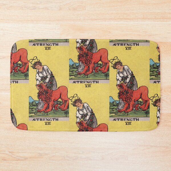 Item preview,  Vintage Seamless - Strength Tarot Card Pattern  designed and sold by energyoflove333.