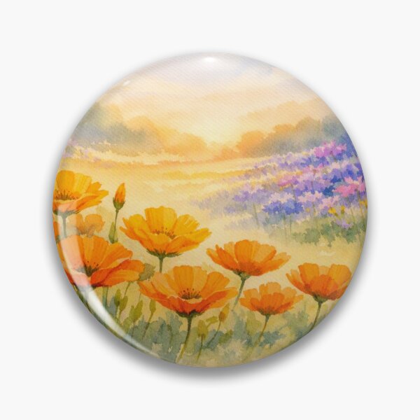 Item preview, Californian Poppies and Cornflowers designed and sold by PurrfectWhisper.