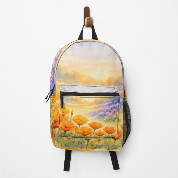 Item preview, Californian Poppies and Cornflowers designed and sold by PurrfectWhisper.