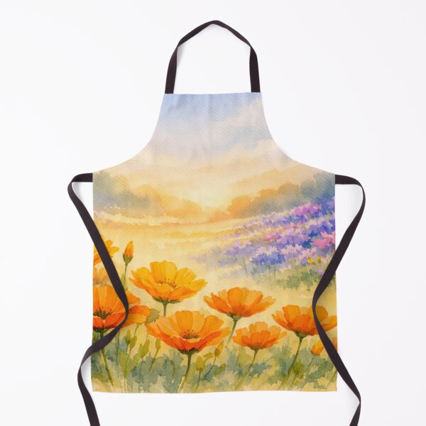 Item preview, Californian Poppies and Cornflowers designed and sold by PurrfectWhisper.