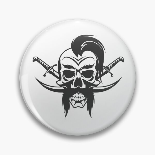 Item preview, Ukrainian Cossack Skull with Crossed Sabers designed and sold by LIVE_FREE.