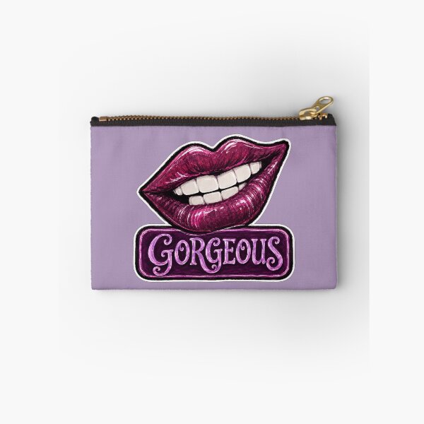 Item preview, Gorgeous – Bold Magenta Lips Pop Art Illustration designed and sold by Strange-Nucleus.