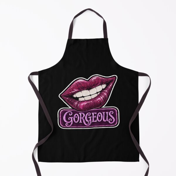 Item preview, Gorgeous – Bold Magenta Lips Pop Art Illustration designed and sold by Strange-Nucleus.