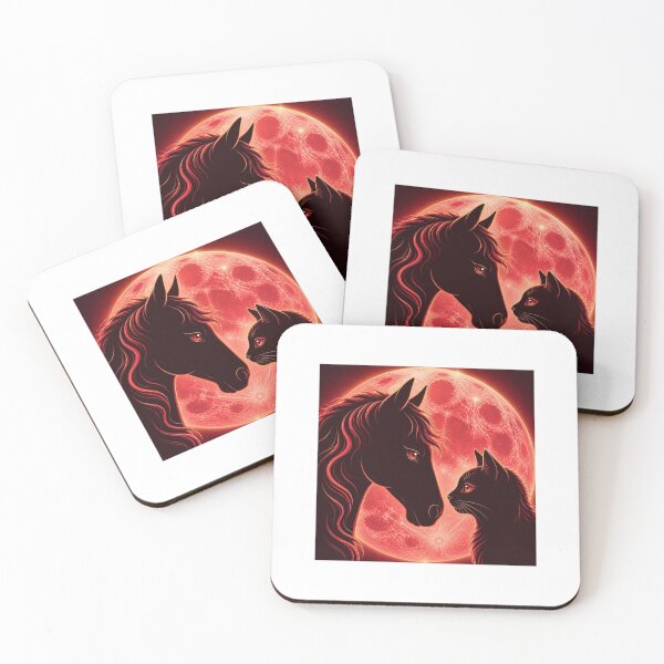 Item preview, Horse & Cat Conversation designed and sold by The Terrace Touch.