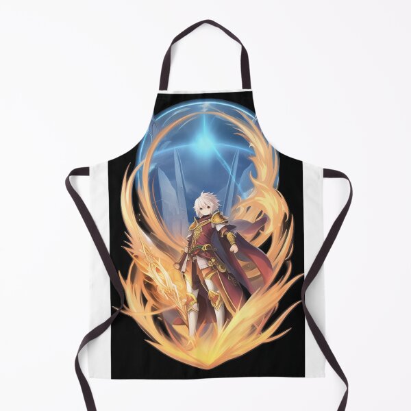 Item preview, Art - Stylized Fantasy Character, Flaming Manga Illustration designed and sold by AnimeShin.