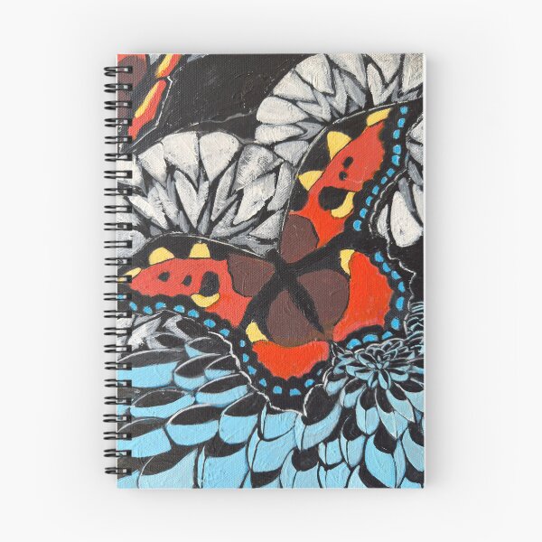 Item preview, Tortoiseshell butterfly from 'Butterflies amongst chrysanthemums' painting designed and sold by Aylmer Art, Aylmer Parade, N2 0PE.
