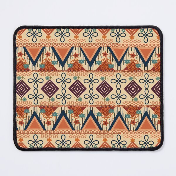 Item preview, Folk Art Terra Cotta designed and sold by Dancingrabbit Studio.