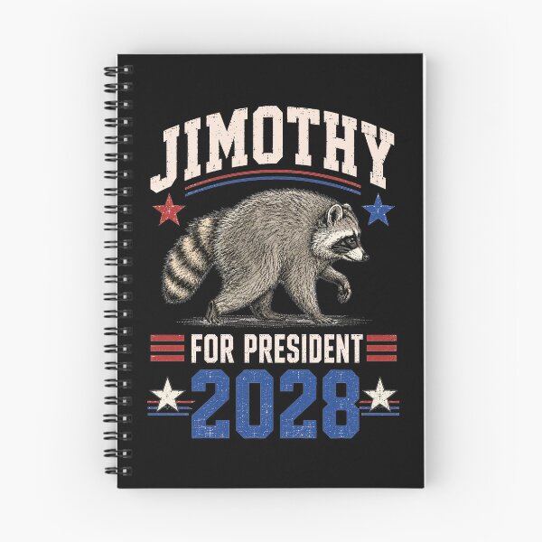 Item preview, Funny Raccoon Timothy Jimothy for President 2028 Meme 2 designed and sold by sentfromemily.