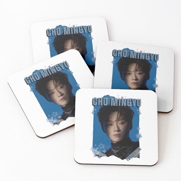 Item preview, Forestella Cho Mingyu Global Vocal KPOP Boy Group Black and White Collage Digital Art Portrait designed and sold by AJUNICE STUDIO.