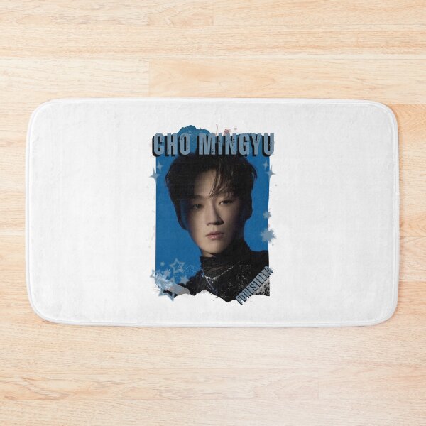 Item preview, Forestella Cho Mingyu Global Vocal KPOP Boy Group Black and White Collage Digital Art Portrait designed and sold by AJUNICE STUDIO.