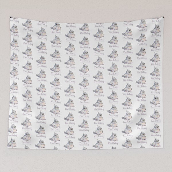 Item preview, Low Battery Pigeon | Funny Tired Bird Meme Design designed and sold by HelgaCraftery.