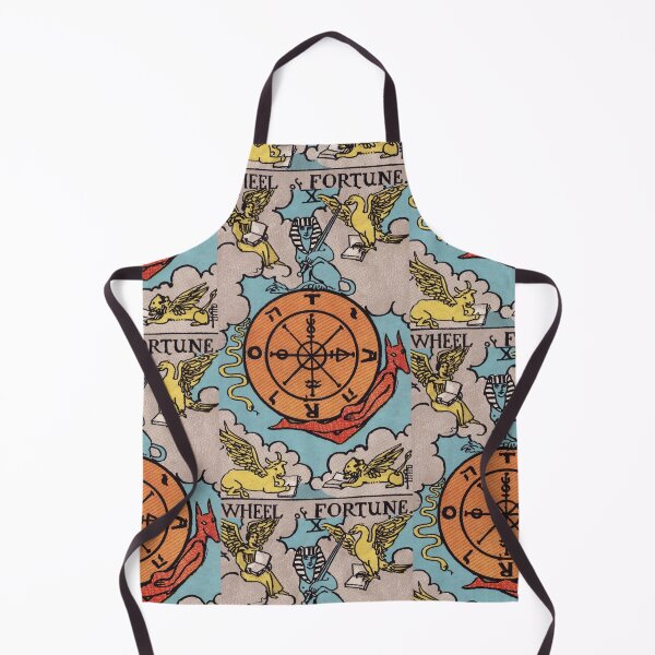 Item preview, Vintage Seamless - Wheel of Fortune Tarot Card Pattern designed and sold by energyoflove333.