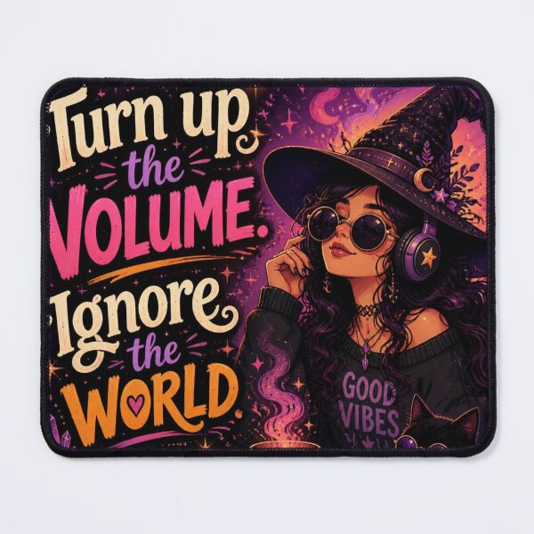 Item preview, Turn Up the Volume, Ignore the World designed and sold by Creative Owlet.