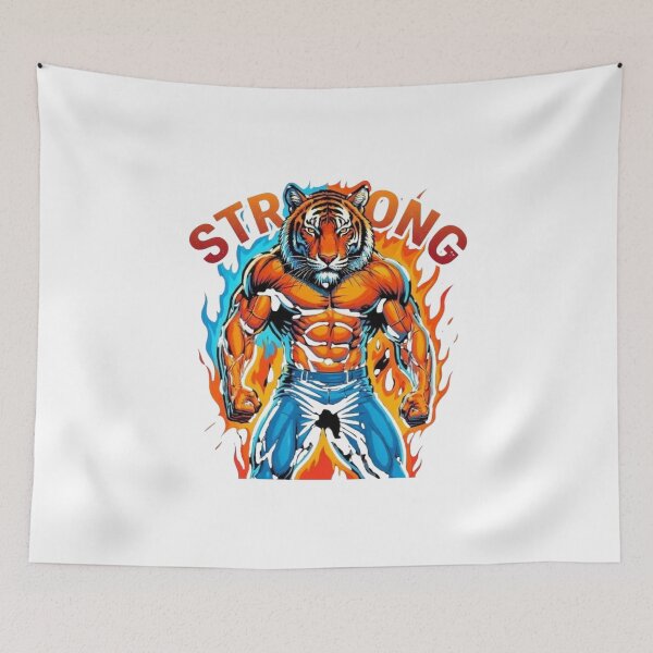 Item preview, TIGER - STRONG  designed and sold by The best online style shop.