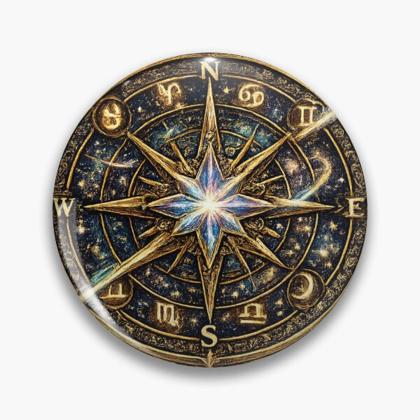 Item preview, Daily Horoscope Cosmic Compass | Zodiac Navigation Astrology Design designed and sold by irfanshikh.