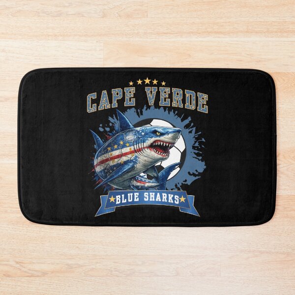 Item preview, Cape Verde Football Vintage Supporter T-Shirt | Blue Sharks Fan Gift | Soccer Lover Graphic Tee designed and sold by Teetreasure2.