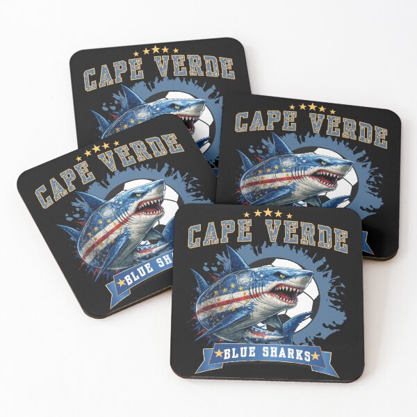 Item preview, Cape Verde Football Vintage Supporter T-Shirt | Blue Sharks Fan Gift | Soccer Lover Graphic Tee designed and sold by Teetreasure2.