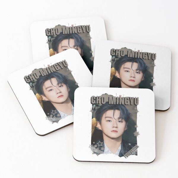 Item preview, Forestella Cho Mingyu Global Vocal KPOP Boy Group Black and White Collage Digital Art Portrait designed and sold by AJUNICE STUDIO.