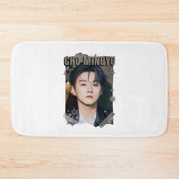 Item preview, Forestella Cho Mingyu Global Vocal KPOP Boy Group Black and White Collage Digital Art Portrait designed and sold by AJUNICE STUDIO.