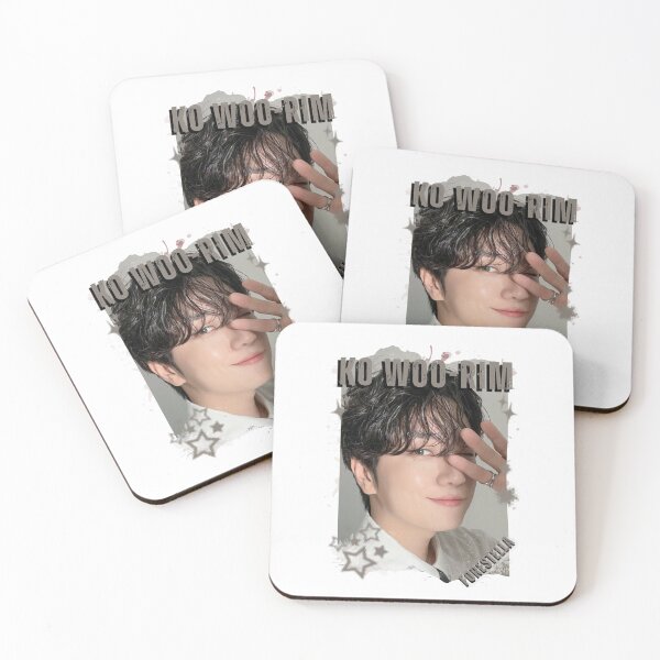 Item preview, Forestella Ko Woo-rim Global Vocal KPOP Boy Group Black and White Collage Digital Art Portrait designed and sold by AJUNICE STUDIO.