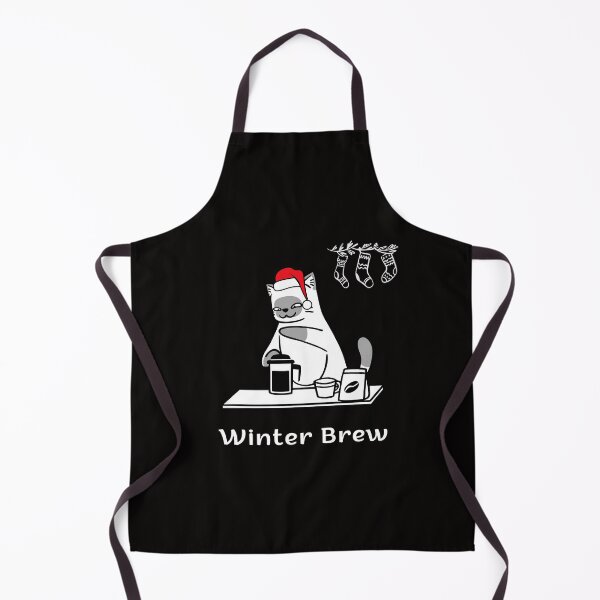 Item preview, Winter Brew | Espresso Yourself Cats | Christmas Coffee Cat designed and sold by ContigoART.