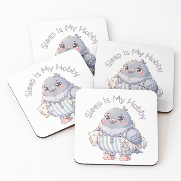 Item preview, Sleep Is My Hobby | Cute Cozy Pigeon Sleepy Meme Design designed and sold by HelgaCraftery.