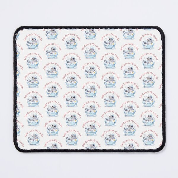 Item preview, Self-Care Is My Cardio | Cute Bath Time Pigeon Meme Design designed and sold by HelgaCraftery.