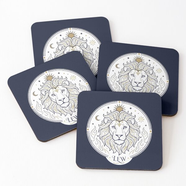 Item preview, Leo Zodiac Sign Royal Lion Celestial – Astrological Emblem designed and sold by mijaczeek.
