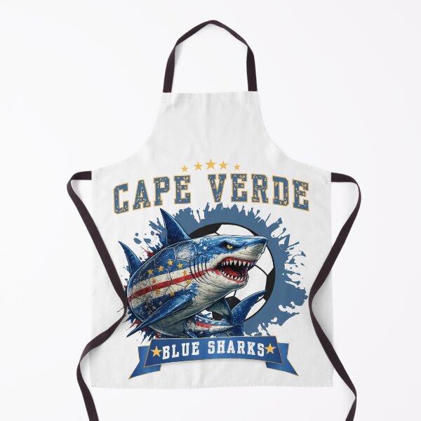 Item preview, Cape Verde Football Vintage Supporter T-Shirt | Blue Sharks Fan Gift | Soccer Lover Graphic Tee designed and sold by Teetreasure2.