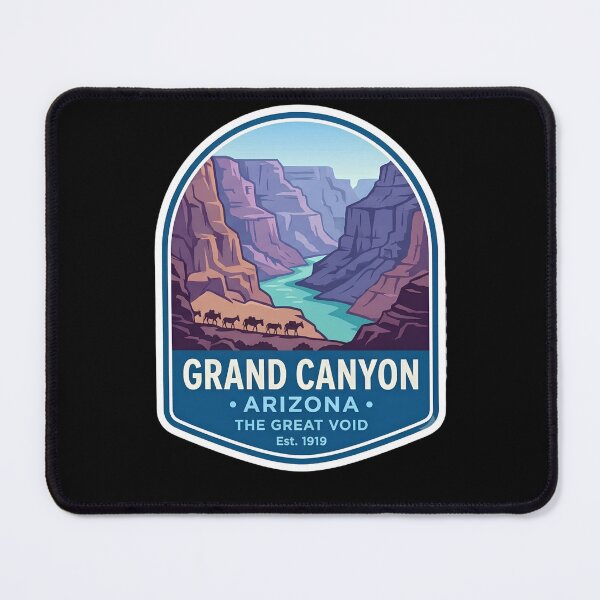 Item preview, Grand Canyon Arizona The Great Void Vintage Trail Badge designed and sold by LittleArij.