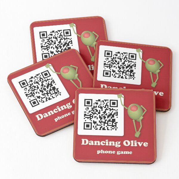 Artikelvorschau, QR-Grafik „Tanzende Olive“ entworfen und verkauft von Dancing-Olive.
