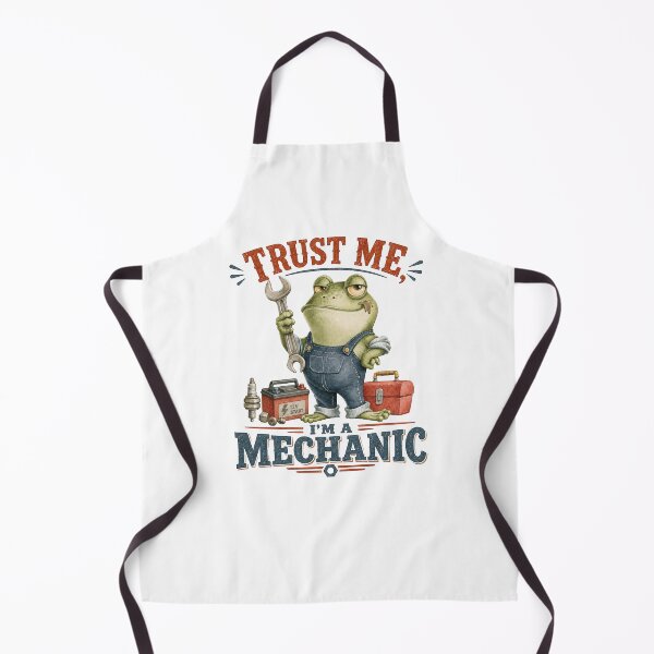 Item preview, Trust Me I’m a Mechanic Frog – Funny Auto Repair Quote designed and sold by VikArt7.