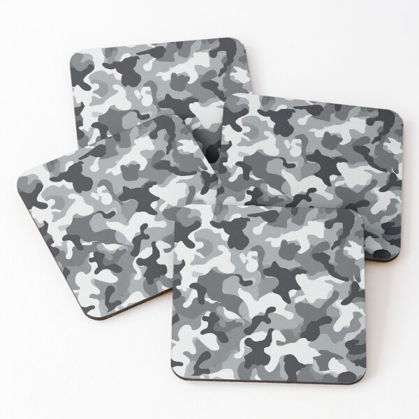 Item preview, Oversized Urban Camo Pattern - Bold Grey Black & White Camouflage designed and sold by Nine Lives Studio.