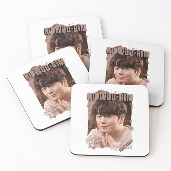 Item preview, Forestella Ko Woo-rim Global Vocal KPOP Boy Group Black and White Collage Digital Art Portrait designed and sold by AJUNICE STUDIO.